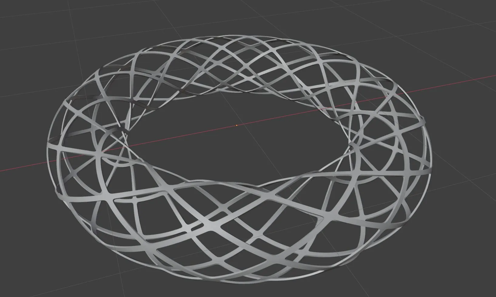blender ドーナッツ型オブジェクトを作った（チュートリアル紹介）